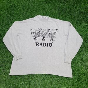 Vintage 1994 Radio Juke-Box Shirt Womens XL 23x25 Baggy USA
